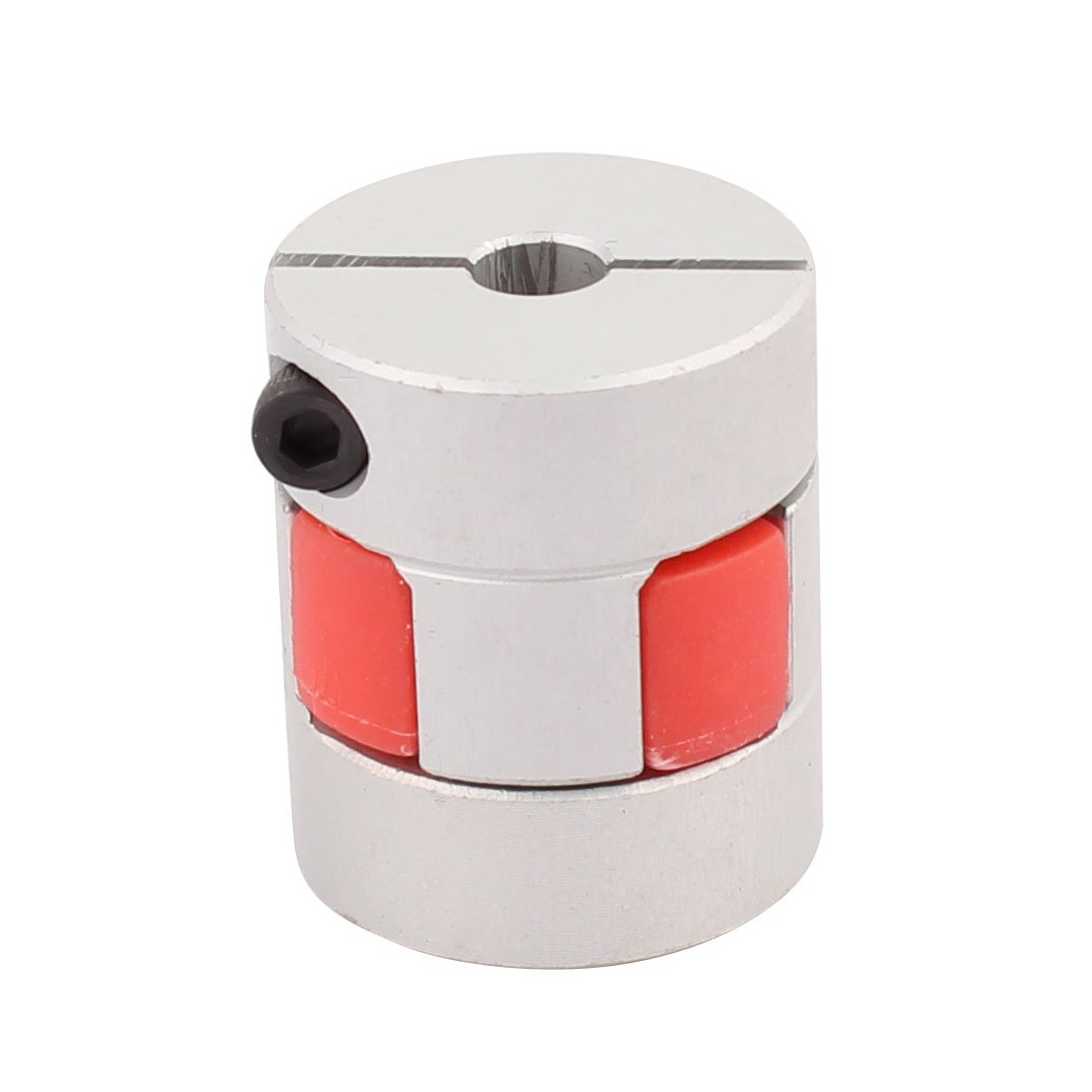 uxcell 6mm to 6mm Shaft Coupling 30mm Length 25mm Diameter Motor Coupler Aluminum Alloy Joint Connector for DIY Encoder