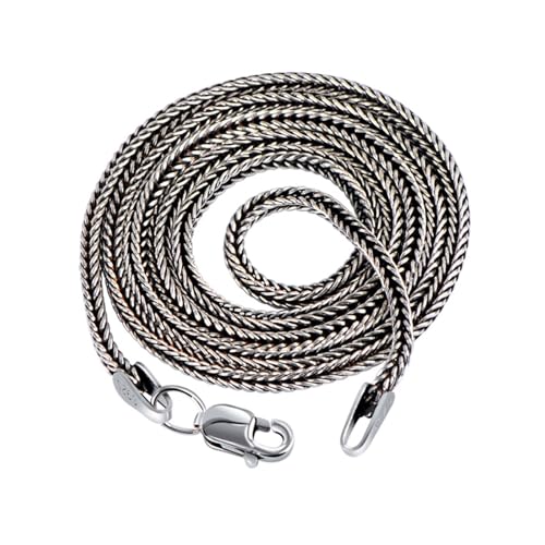 Collier homme argent maille épis de blé le cadeau idéal pour homme et femme tendance