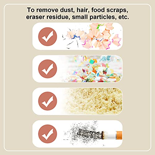 Tnfeeon Niedlicher Desktop-Staubsauger Im Tierdesign, USB-Lade-Mini-Tischstaubsauger mit Kabelloser 360 ° Drehbarer Design-Tastatur für das Heimbüro(Katze)