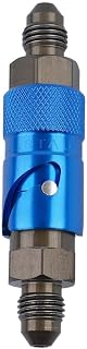 Niceminiwall Junta de tubo de freno AN3, líquido de freno delantero AN3 de liberación rápida, diámetro de rosca de 9 mm, adecuado para aceite hidráulico de motocicleta (azul)