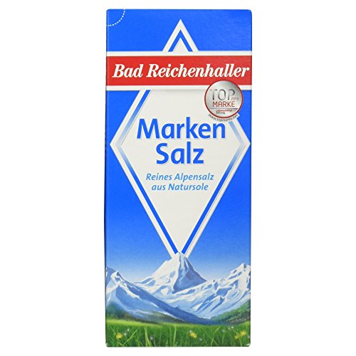 Bad Reichenhaller Marken Salz Reines Alpensalz aus Natursole, 500 g