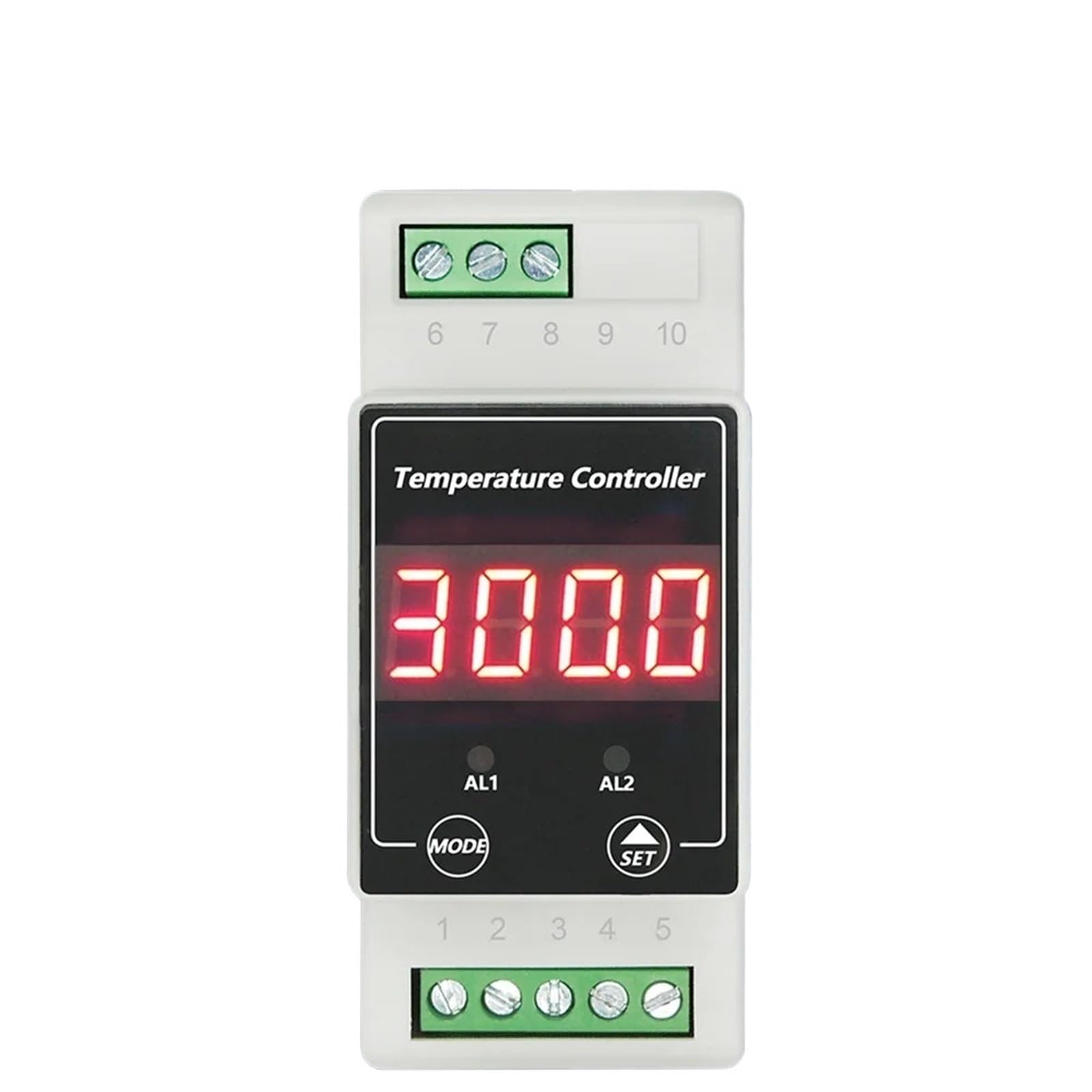 DC8-24V AC100-240V DIN Guida Termostato LED Digitale Regolatore di Temperatura Supporto Resistenza Termica/Sensore Termocoppia(DC8-24V)