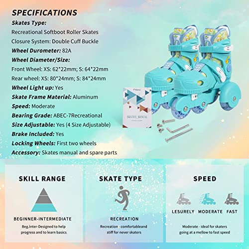Mammygol Adjustable Toddler Blades Roller Skates For Kids Girls Boys Beginners With Safe Lock And All Light Up Wheels, Durable Skates For Daughter Son… #TOP5
