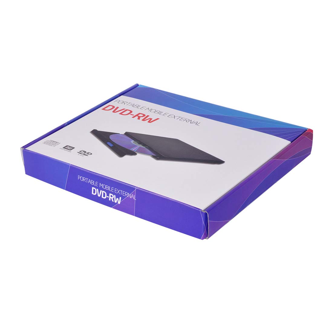 Esterno unità Ottica Portatile unità CD/Dvd +/- RW USB 2.0 Bruciatore Nero