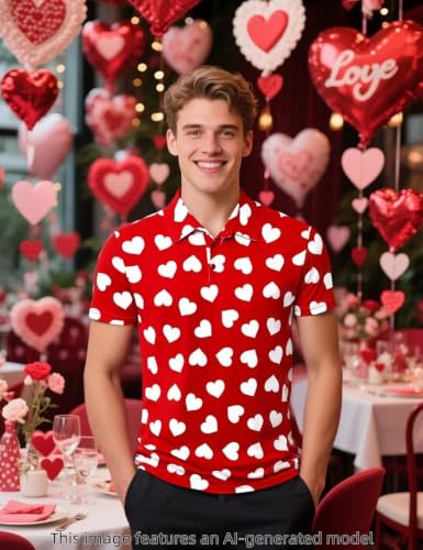 Camisa Polo Golf Hombre Manga Corta Estampado Novelty miniatura 4