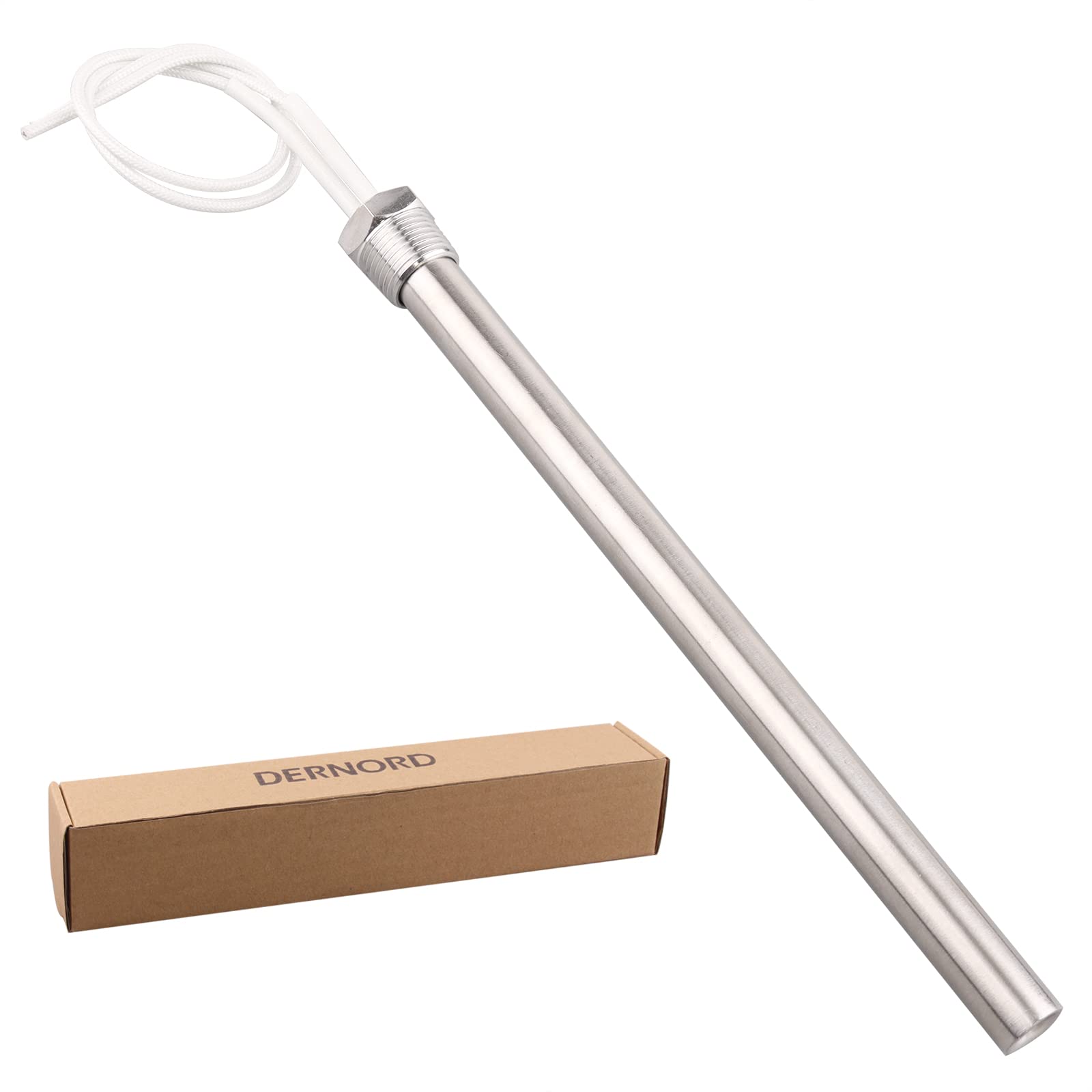 Cartouche Chauffante 220 V 1500 W Avec Bride de 1,27 cm Multifonction DIY - Tige en Acier Inoxydable - Élément Chauffant