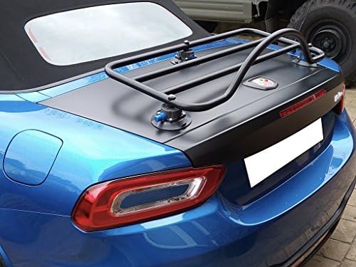 Amazon Abarth Fiat 124 スパイダートランクラック ユニークなデザイン クランプなし ストラップなし ブラケットなし 塗装の損傷なし 車 バイク 車 バイク