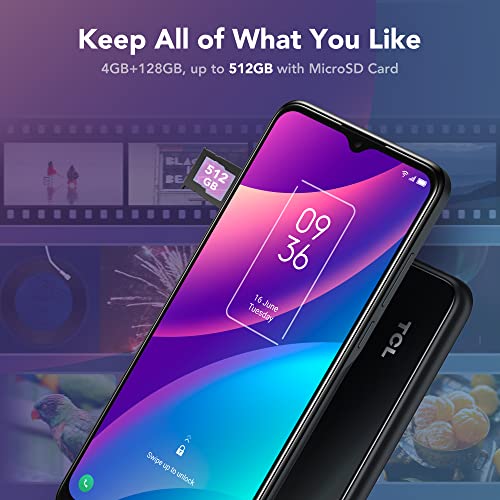 Tcl 30 Se |2022| Unlocked Cell Phone 4+128Gb, 6.52" Android Phone Gsm Unlocked Smartphone With 50Mp Camera, 5000Mah, Single Sim, Us Version, Space Gray(Not Support Verizon/Boost/5G) #TOP7