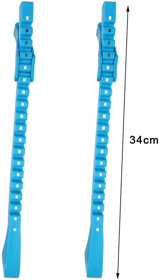 Keenso 1 Pair Ice Skate Blade Guards,3 Colors EVA Ice Hockey Figure Skate Blade Guards,Adjustable,Unisex,for AdultKid,for Figure,Hockey Skates