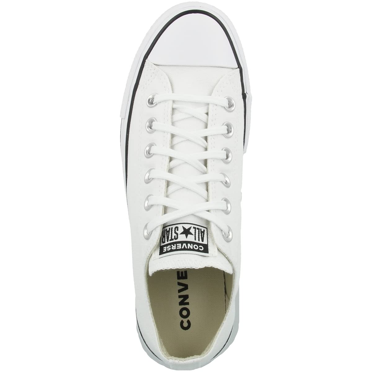 Converse Chuck Taylor All Star Lift Womens White Ox Trainers-UK 5 / EU 37.5