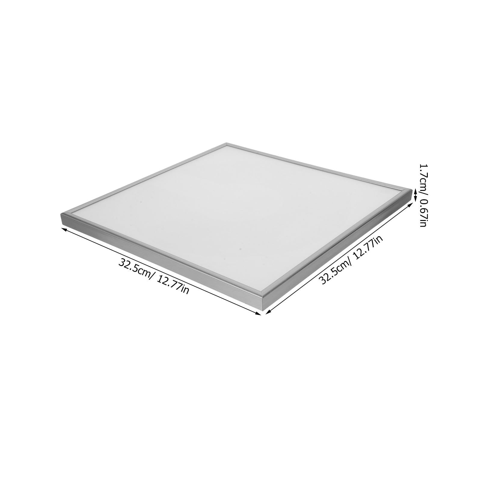 Veemoon Cornice da parete per dischi in vinile da 2 pezzi - Espositore porta album da parete - Organizzatore per dischi in vinile da 12 pollici per collezione di album a casa o in studio, argento