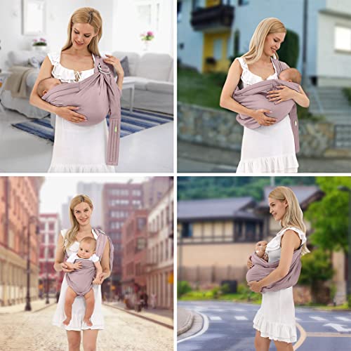 Shsyue Baby Carrier-Baby Wraps Carrier-Baby Sling,Soft Adjustable Ring Slings For Newborns Infants thumb #6