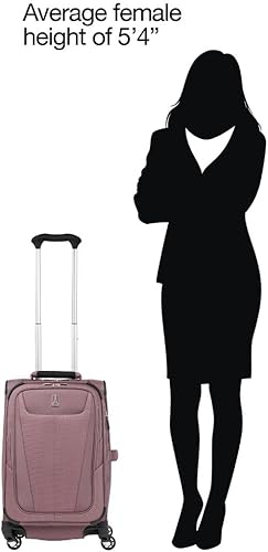 Miniatura 173 de Travelpro Maxlite 5 - Juego de 2 piezas de equipaje de mano de tela, expandibles con 4 ruedas giratorias, bolso blando para debajo del asiento, Negro