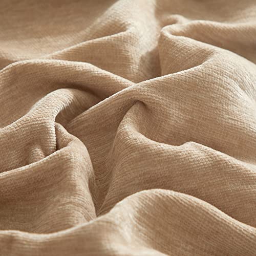 Stacypik Thick Brown Couch Covers For Dogs Pets,Scalloped Edge Universal Sectional Couch Paws Protector For 3 Cushion Couch,Washable Boho Sofa Cover Blanket For Living Room Sofa Slipcovers-71X134In #TOP7