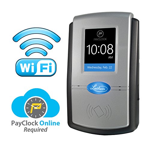 Lathem Pc700-Web Online Wifi Touchscreen Time Clock System, Gray #TOP6