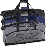 24 Pack Bulk Duffle Bags Wholesale by the Case for Homeless Adults, Teens, Sports Teams, and as Duffle Bags for Foster Kids