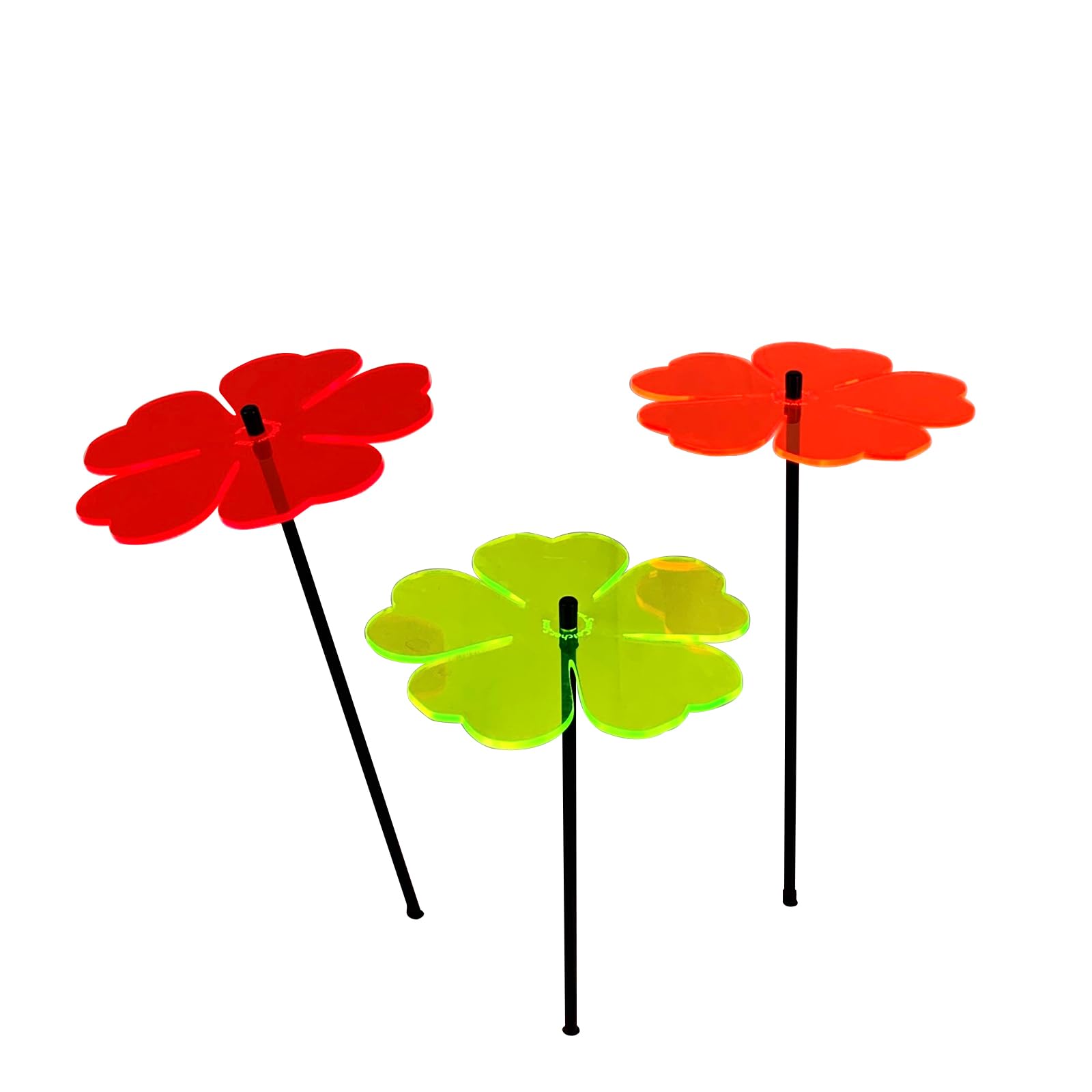 SunCatcher 5er Set Garten-Sonnenfänger 'Stern' – 75 Cm Hohe Dekoration In Rot – Für Garten, Balkon, Terrasse – Leuchtet Ohne Strom