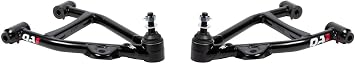 QA1 52741 Control Arm - Eco-Comp - Tubular - Lower - Steel - Black Powder Coat - Ford Mustang 1994-2004 - Pair