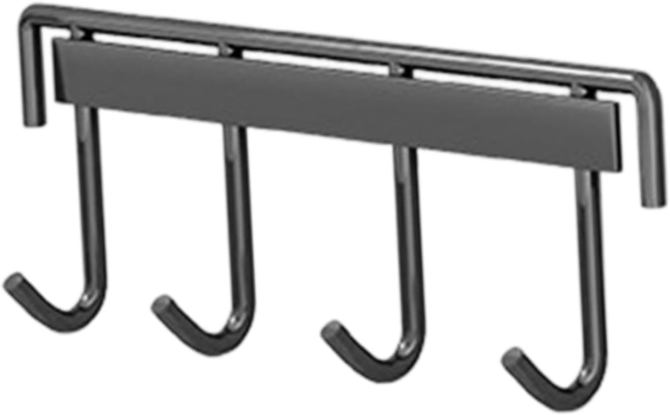 Wall Mounted Badminton Racquet Rack Tennis Racket Holder Space Saving Versatile Hanging Hook for Game Room Bedroom Workouts