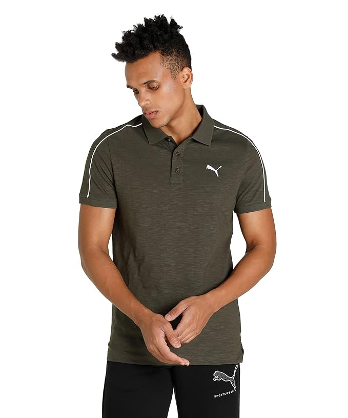 PUMA Cotton Regular Fit Mens Black T-Shirt