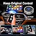 Wireless CarPlay Adapter for Apple & Android Auto, 2026 Upgraded Stable Connection, Auto Connect in 5s, Plug & Play Dongle for Factory Wired CarPlay Cars, WiFi 6 & Bluetooth for iOS 10+ & Android 11+