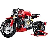 SEMKY Motorcycle Series Dulconti V4 MOC Building Blocks and Engineering Toy Set,(620Pieces) 1:6 Scal