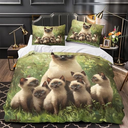 Housse de couette éléphant 3D douce et résistante avec fermeture éclair cachée - 4