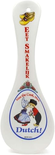 Cuchara decorativa de cerámica de E.H.G | Holandés "Eet Smakelijk"…
