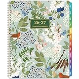 Teacher Planner 2026-2027 - Teacher Lesson Planner 2026-2027, 8.3' x 11', Jul.2026 - Jun.2027, Academic Planner, Weekly & Monthly Lesson Plan Book for Teachers with Back pocket, Colorful Tabs - Floral
