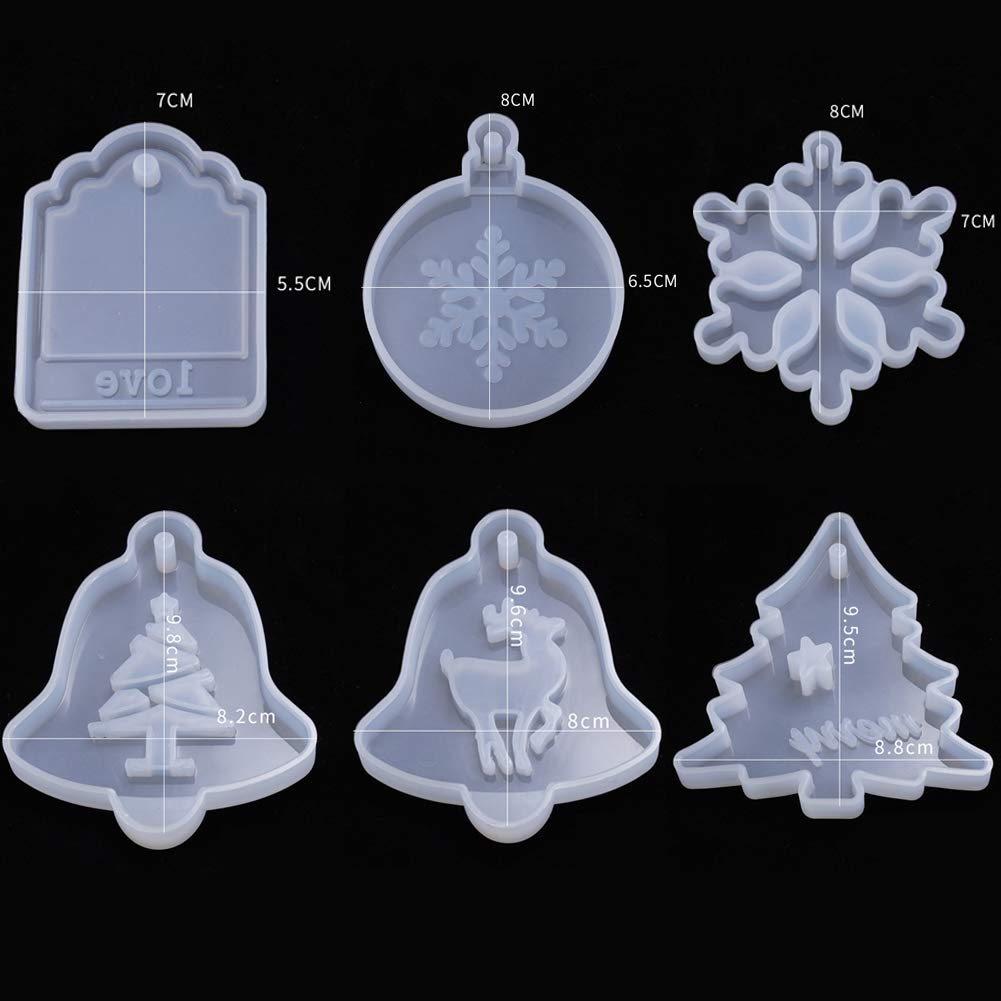 Kit De 9 Moules En Silicone Pour Boîtes Cadeaux - Idéal Pour Résine époxy, Chocolats, Petits Cadeaux - Inclus 20 Ballons Lumineux Phosphorescents