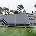 YITAHOME 27-30FT Travel Trailer RV Cover Camper Cover Super Thick Waterproof Windproof Anti-UV Rip-Stop Motorhome Covers with 2 Long Straps 4 Tire Covers Tongue Jack Cover