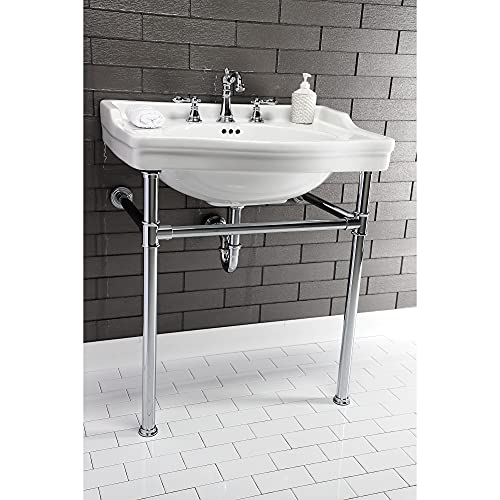Kingston Brass VPB33081 Imperial Console Sink Legs, Polished Chrome,25.19 x 16.94 x 30.5
