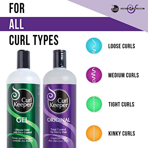 Curly Hair Solutions - For Frizz Free Hair (Gel And Liquid Styler 33.8 Oz) #TOP5