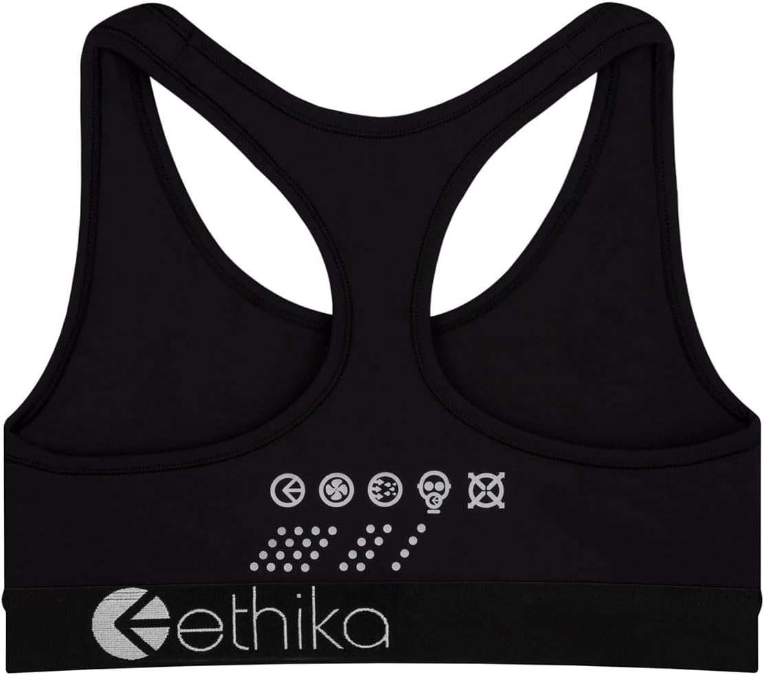 Ethika Girl's Sports Bra Stretch with Removable Pads for Active Play (Subzero) - Image 2