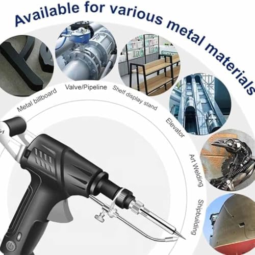 Miniatura 3 de Herramientas De Soldadura Láser Industrial Con Calentamiento Interno, Juego De Pistola De Soldar Multifunción, Soldador Automático Con Cable De Calentamiento Interno, Soldador Portátil For Bricolaje I