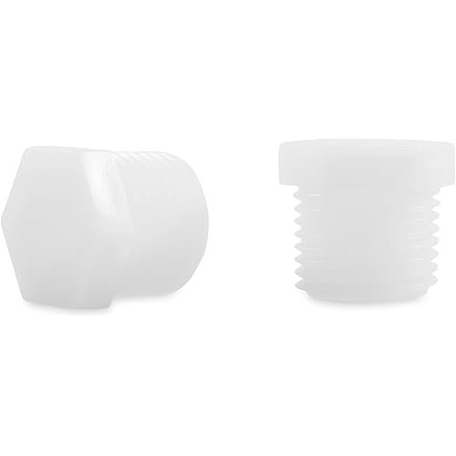 Camco RV Water Heater Drain Plug - Pack of 2 - Replace Your RV 1/2" Water Heater Drain Plug Quickly and Easily - Features Standard 1/2-14 NPT Pipe Threads (11630)