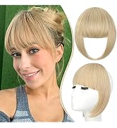 Felendy Bangs Hair Clip in Extensions French Bangs Straight Across Natural Fringe Full Bang with ...