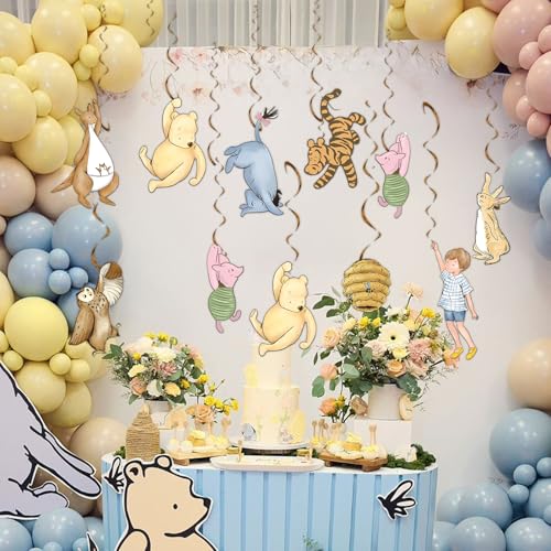 18pcs Hanging Slivers for Winnie Baby Shower Decorations Winnie Birthday Party Decorations by GOPTYOYEE - Used condition - Image 4