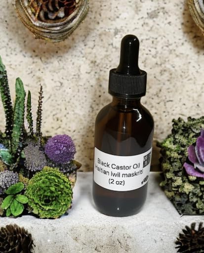 Black Castor Oil Haitian lwil maskriti (2 oz)