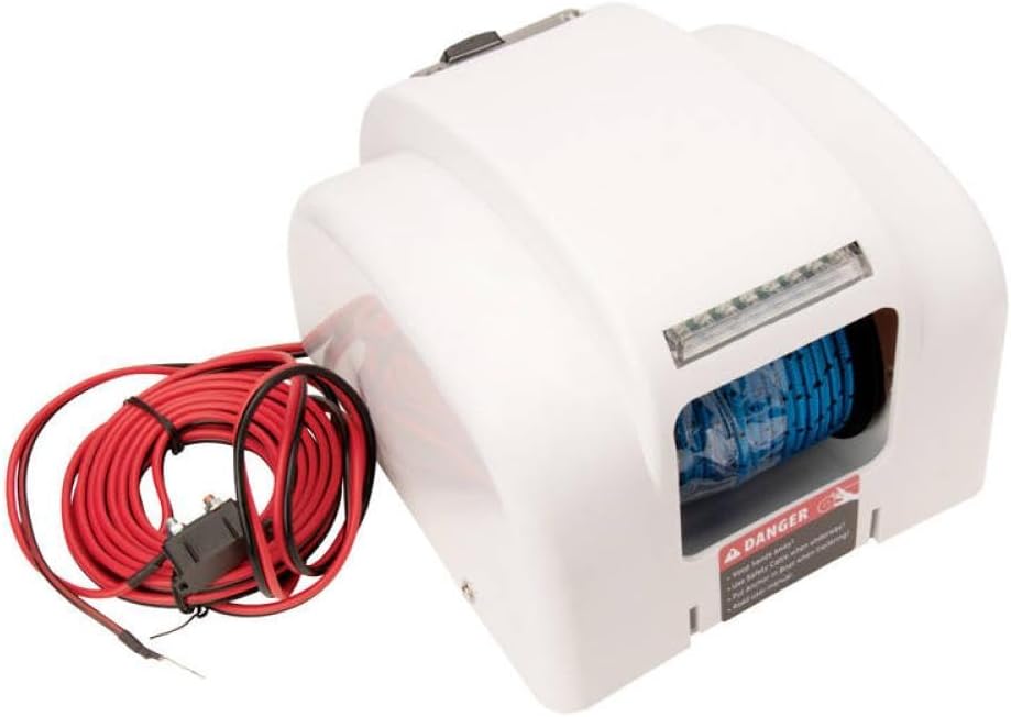 Anchor Winch Marine Windlass Salt Water Up to 45 LB Anchor Compatible with Marine Vessels
