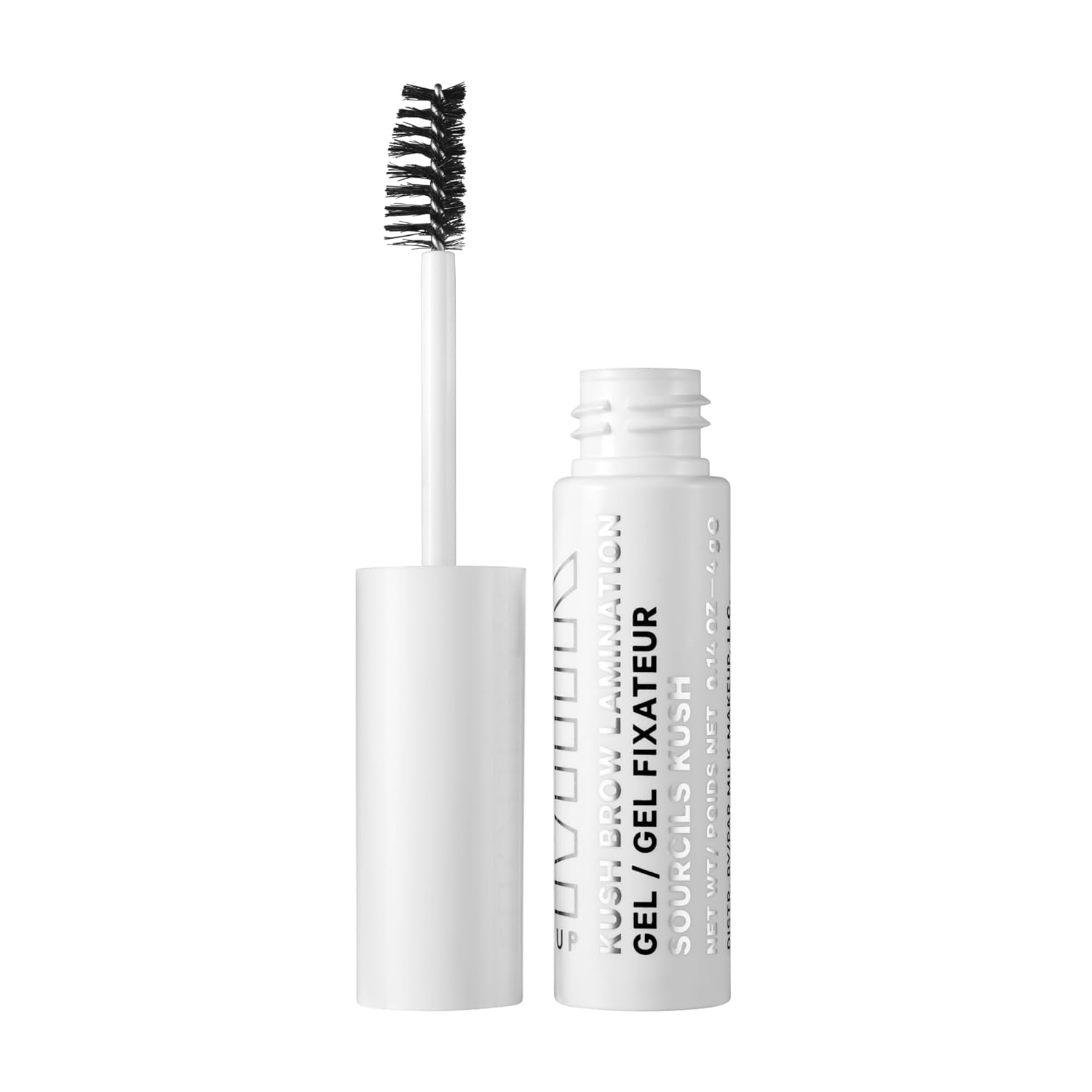 Milk Makeup KUSH Brow Lamination Gel – Clear Brow Gel Lifts, Shapes + Sets Brows for Up to 8 Hours – Clean, Conditioning + Vegan Formula Promotes Soft, Never Stiff Brows – 0.17 oz