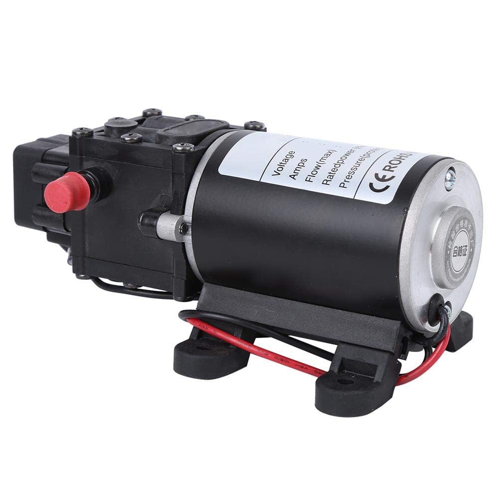Pompa a Membrana Ad Alta Pressione 120W DC12V 18V Intelligente Autoadescante 7L/min Booster Pressione 10mm per Irrigazione Imbarcazioni