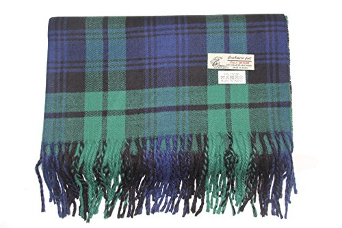 NY GOLDEN FASHION Women Oversized Scottish Clan Tartan Plaid Cashmere Feel Shawl Wrap Winter Scarf3