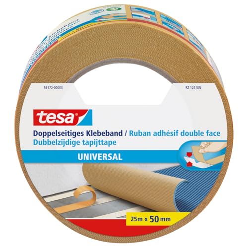 tesa Doppelseitiges Klebeband Universal - 25 m x 50 mm