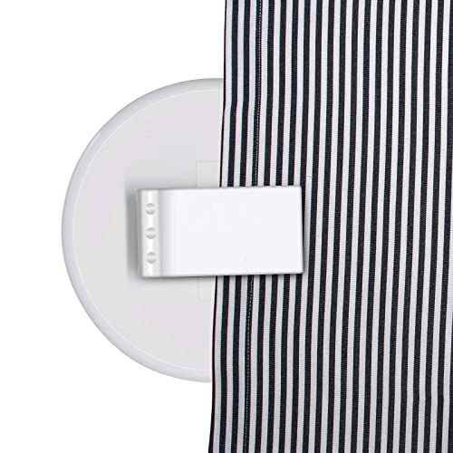 Mate Leon Shower Curtain Clips Windproof Clips , Shower Splash Guard Curtain Clip , Self Adhesive Shower Curtain Clips Splash (White, 8) #TOP13