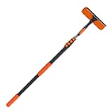 LAANPOLE 26FT Window Squeegee with Extension Pole, 2-in-1 Squeegee for Window Cleaning, Professional Cleaning Kit for Home with 20FT Telescoping Pole for Outdoor Indoor Use