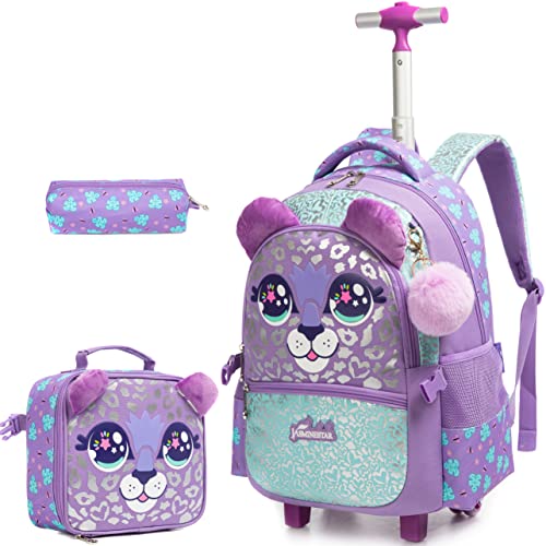Mochila Con Ruedas Para Equipaje Para Niños, Bolsa De