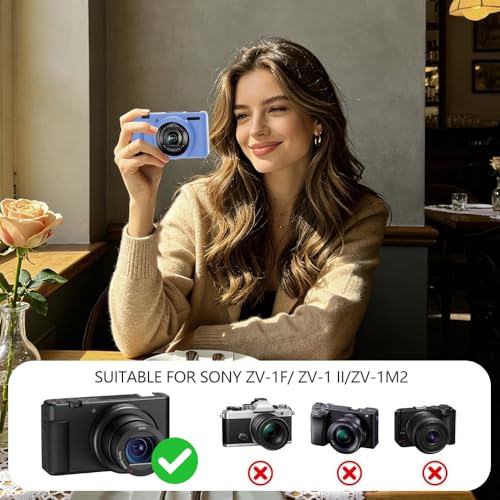 Funda Protectora de Silicona Azul para Sony ZV-1 II miniatura 2