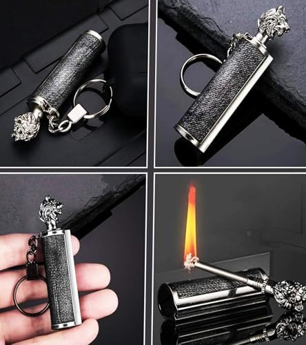 Encendedor resistente al viento recargable para camping miniatura 5
