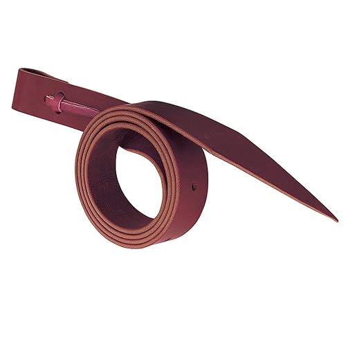 Weaver Leather Latigo con Agujeros, 1 1/2 x 72 Pulgadas, borgoña